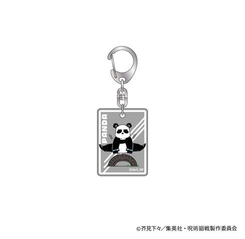 『呪術廻戦』ジロリラバー塗装アクリルキーホルダー~体操ver~(パンダ)